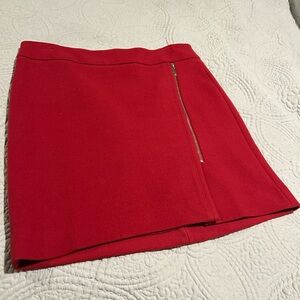 White House Black Market Red Skirt